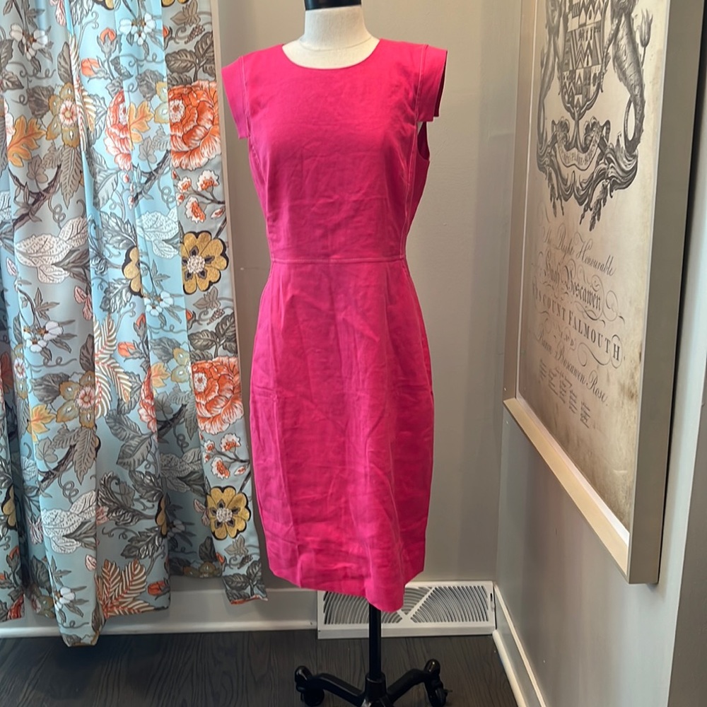 J.Crew dress with pockets pink size 10